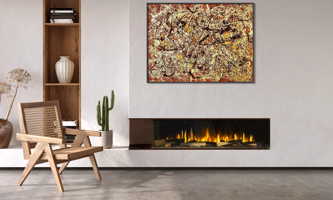 Signal 60 electric fireplace has a modern corner design that is affordable